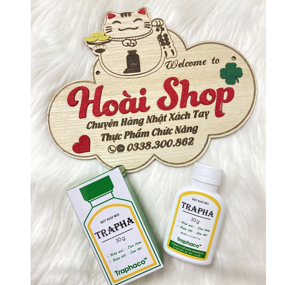 [Chính Hãng] Bột khử mùi Trapha lọ 30g