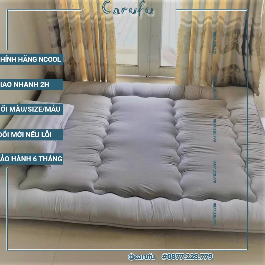 Nệm gấp gọn 2 người nằm | 1mx2m 1m2x2m 1m4x2m 1m6x2m 1m8x2m 2mx2m | NCOOL JP Chính hãng