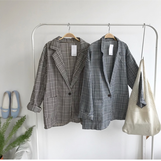 Blazer kẻ [Ảnh thật] | BigBuy360 - bigbuy360.vn