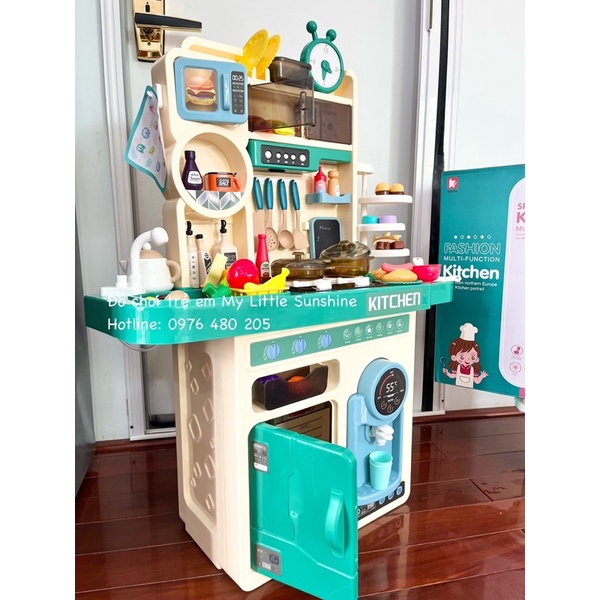 Đồ chơi nấu ăn kệ bếp 89 pcs mẫu 2022