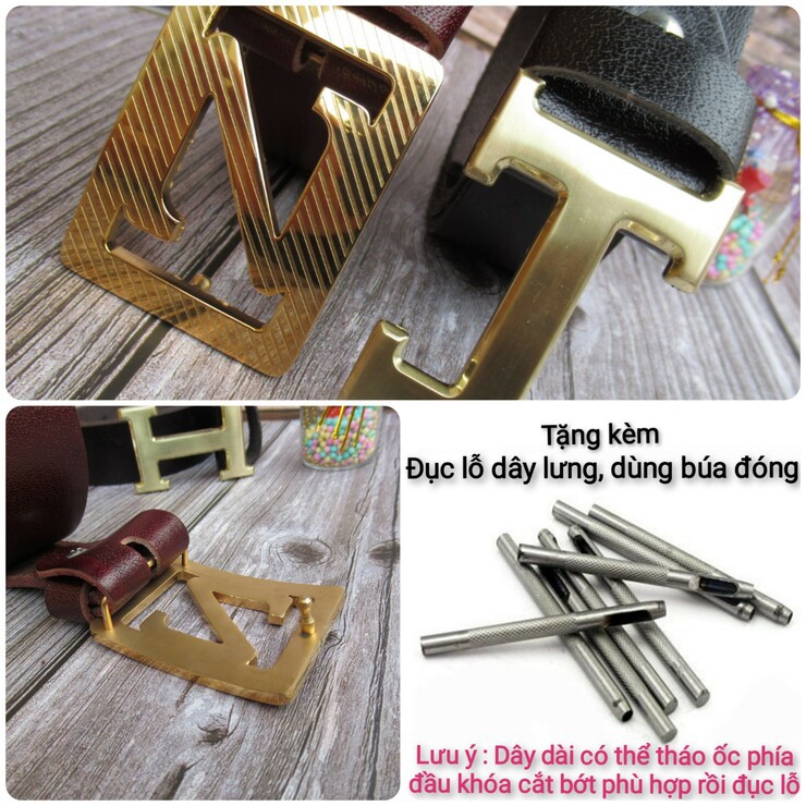 Thắt Lưng Nam Cao Cấp Mặt Khóa Siêu Bền Đẹp Dây Da Bò Một Lớp Loại 1 ( BH 12 THÁNG)