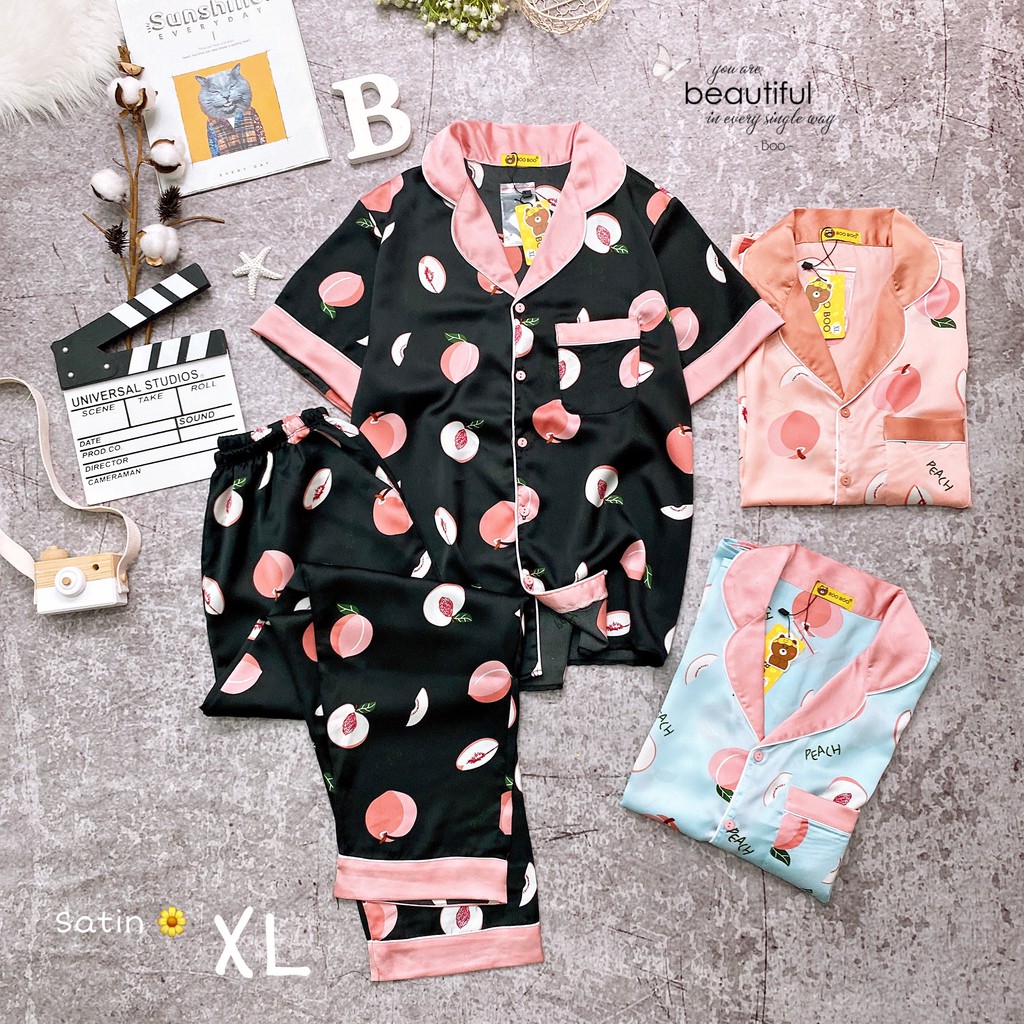 Đồ bộ Pijama Satin Bigsize XL TNQD ( 62-72kg) | BigBuy360 - bigbuy360.vn