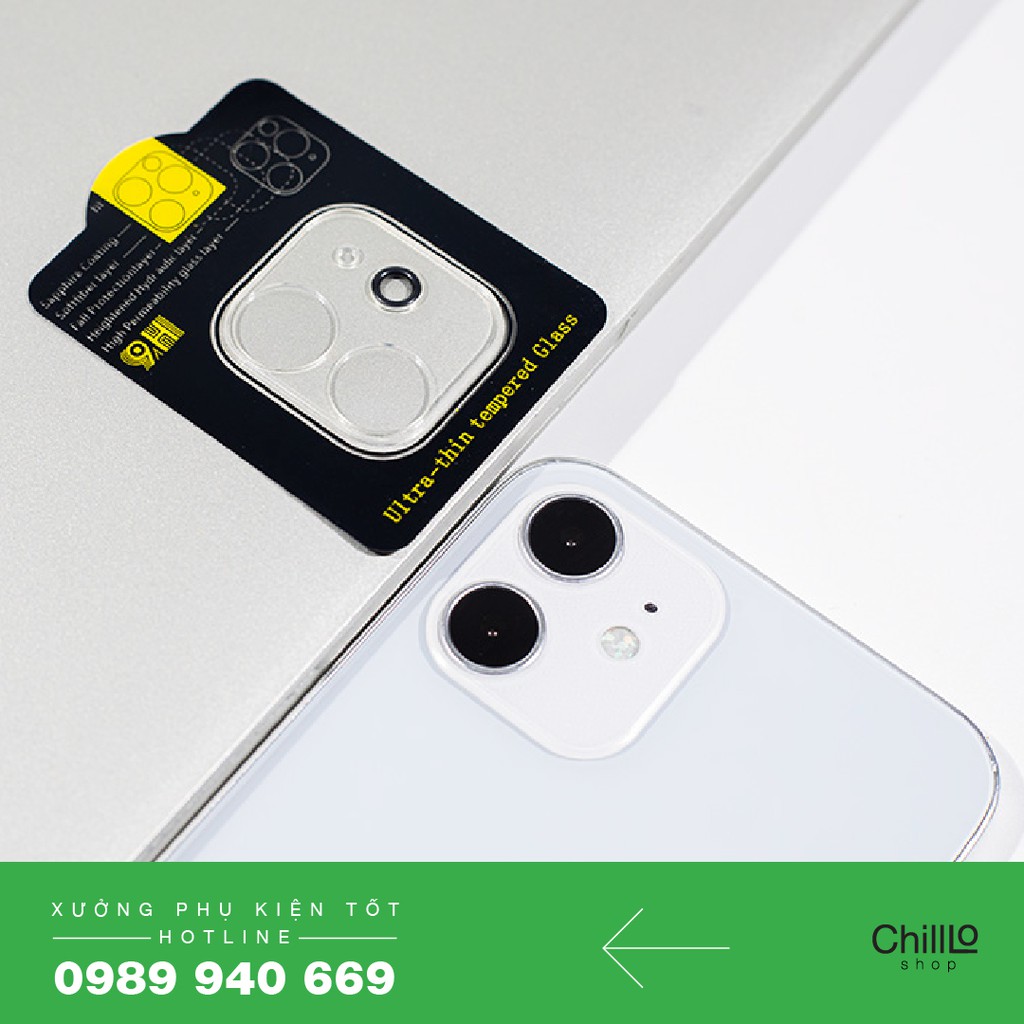 Kính Cường Lực Camera Sau Bảo Vệ iPhone 12/ 12 Mini/ 12 Pro/ 12 Pro Max - Miếng Dán An Toàn Cho Camera Điện Thoại