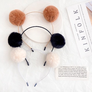 Bờm cài tóc tai gấu dễ thương cute