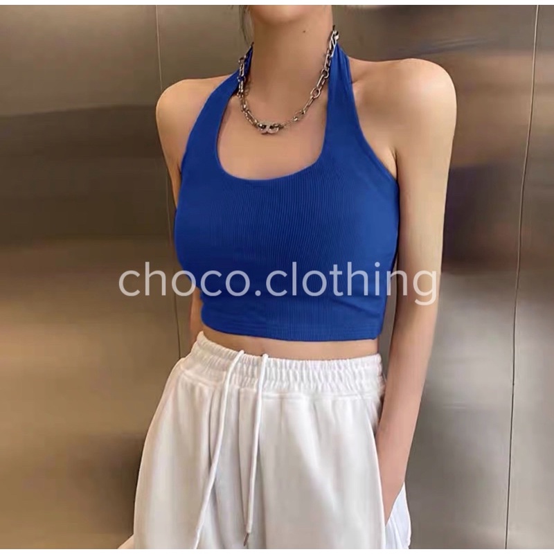 Áo crop cổ yếm trendy 55k/áo (từ 2c) | BigBuy360 - bigbuy360.vn