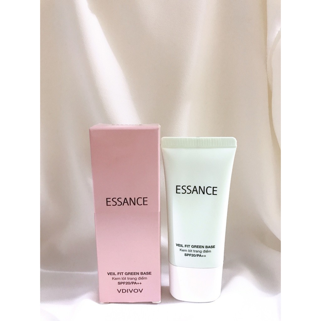 Kem lót trang điểm dưỡng trắng siêu mịn Essance Veil Fit Green Base SPF20 /PA++ 30g