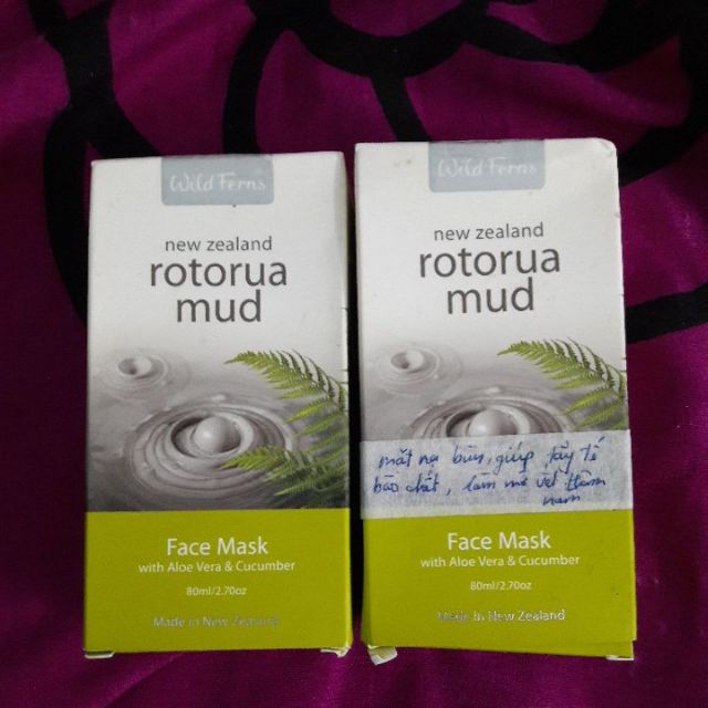Mặt nạ bùn Rotorua mud