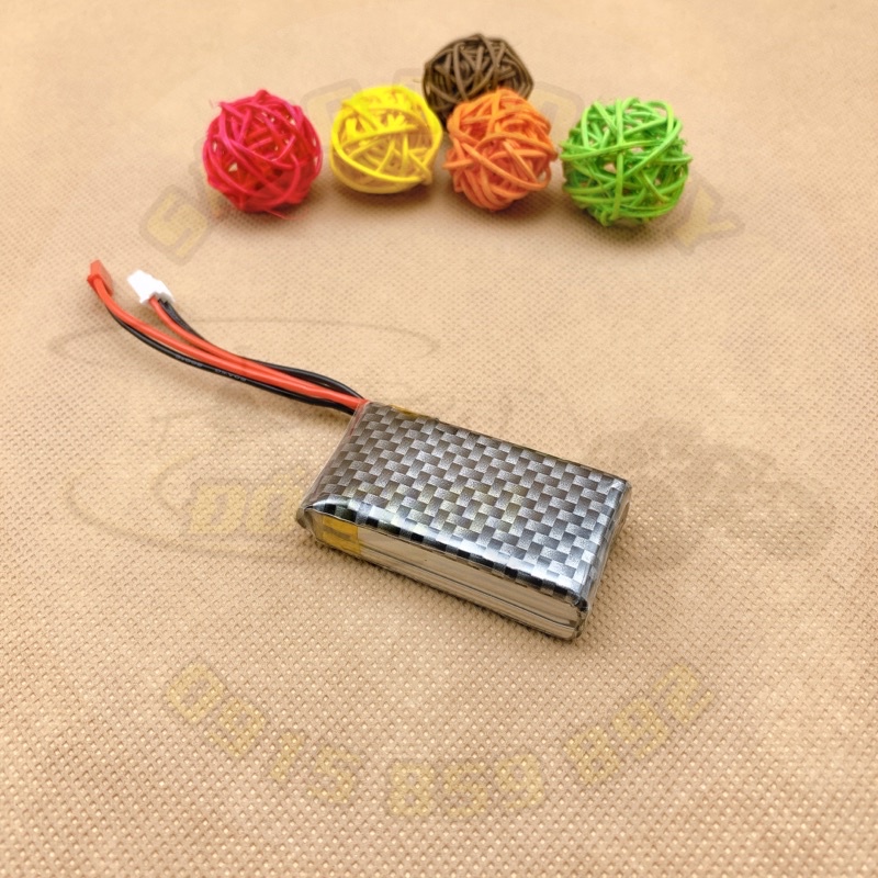 Pin Lipo 2S 7.4V 850mAh 25C cho máy bay Zy740 Mig740
