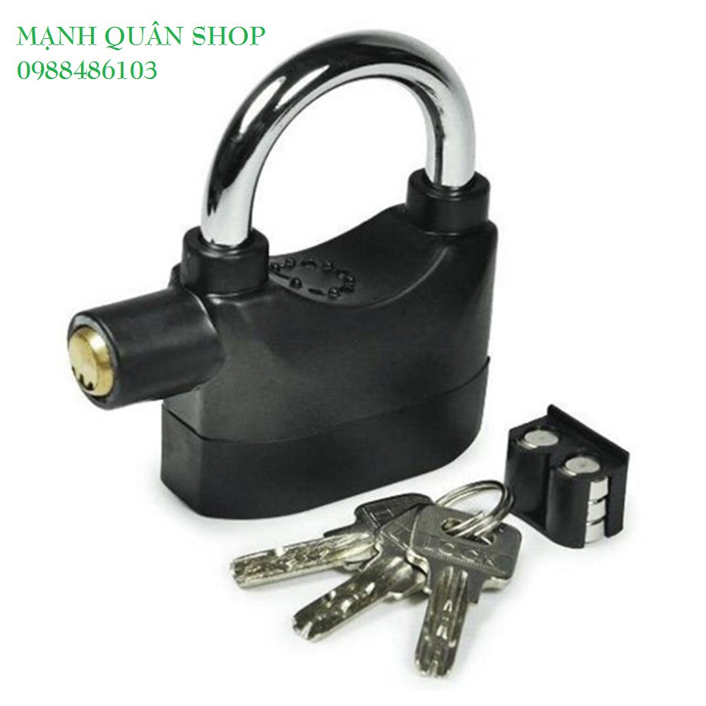 Khóa Chống Trộm Xe Máy Thông Minh Có Còi Báo Động - Ổ Khóa Chống Trộm Thế Hệ Mới Alarm Lock Nhỏ Gọn