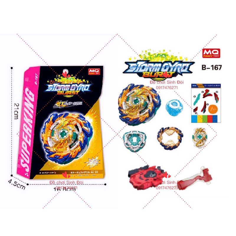 Đồ chơi con quay Beyblade 167