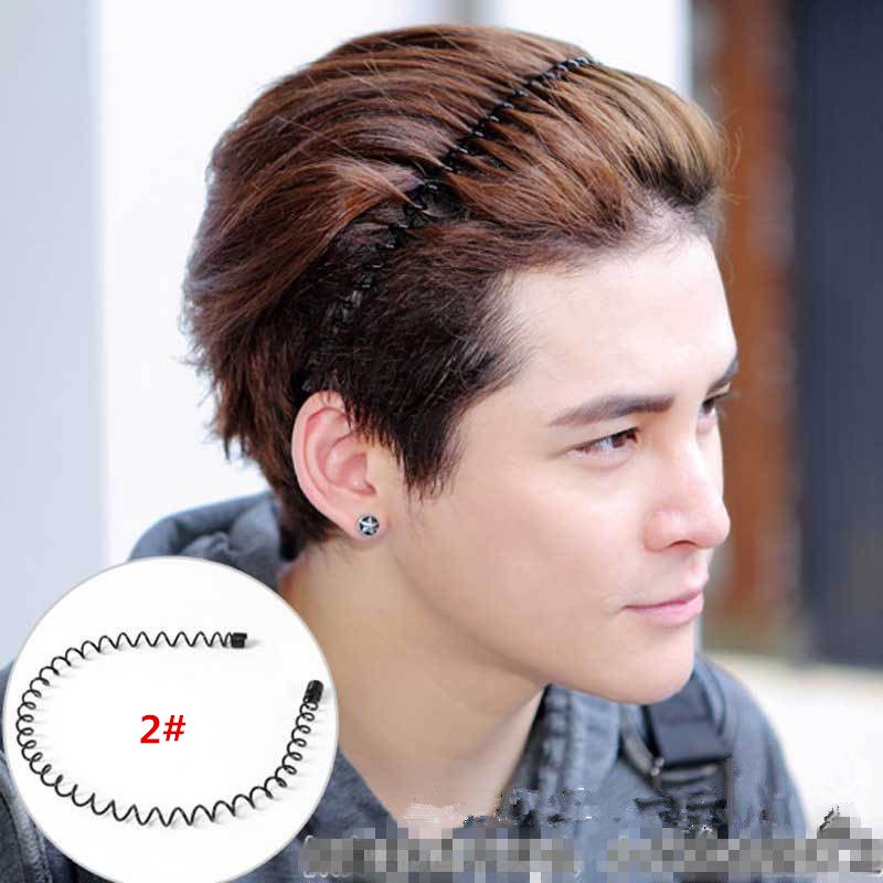 Set 5 cài tóc màu đen gợn sóng tiện dụng cho nam/nữ