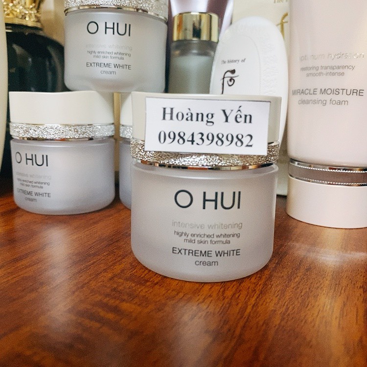 Hũ kem dưỡng trắng Ohui Extreme White Cream 50ml - DATE 2026