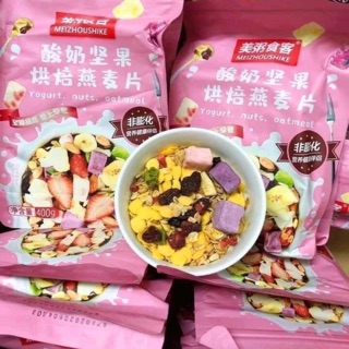 Ngũ cốc sữa chua hoa quả