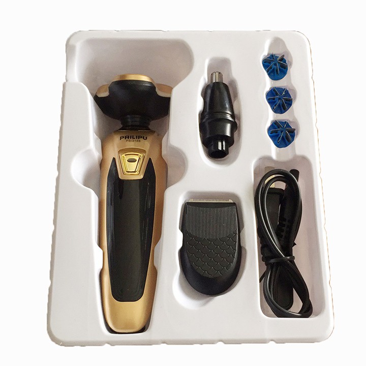 Máy Cạo Râu LỚN LINGKE phân phối bởi JUBILEE MART, Tặng kèm đầu tỉa lông mũi và tông đơ