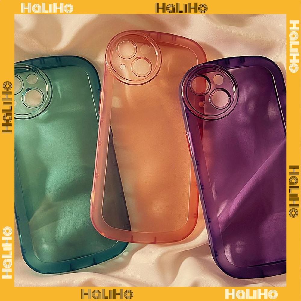 iPhone Case Silicone Soft Case Clear Case Fluorescent Color Round Airbag shockproof Color Button Camera Cover Protection For iPhone 11 iPhone 13 Pro Max iPhone 12 Pro Max iPhone xr