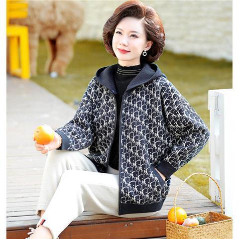 Mẹ mùa xuân và mùa thu quần áo áo khoác rộng áo len áo trung niên và người già | BigBuy360 - bigbuy360.vn