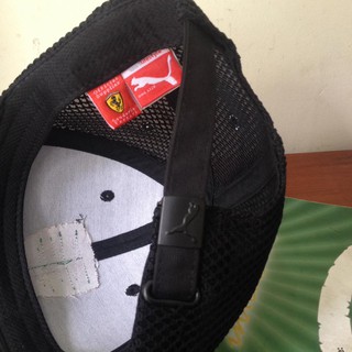 Nón kết Ferrari phối lưới (Mẫu 1) [Kèm quà]