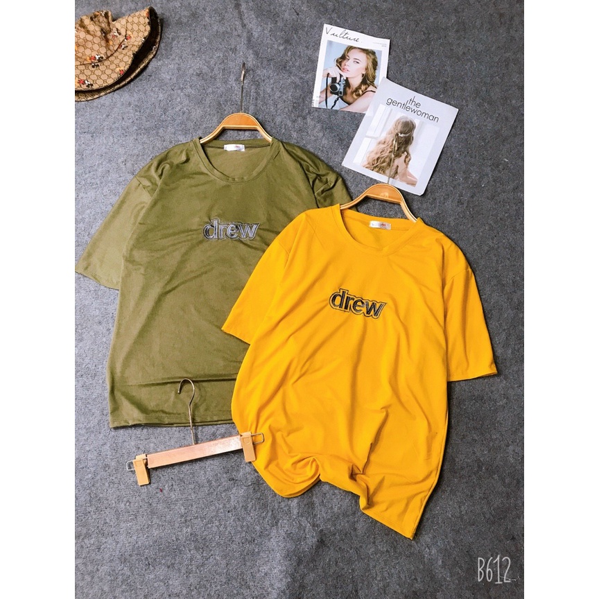 Áo phông in chữ DREW cực độc lạ dành cho cả Nam và nữ