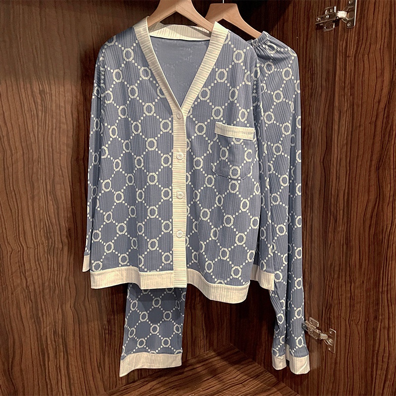 Đồ Bộ Nữ Pijama, Đồ Ngủ Dài Tay Thu Đông Chất Cotton Len Tăm Mềm Mịn Thời Trang Nữ  Dễ Thương Có Bigsize Thoải Mái
