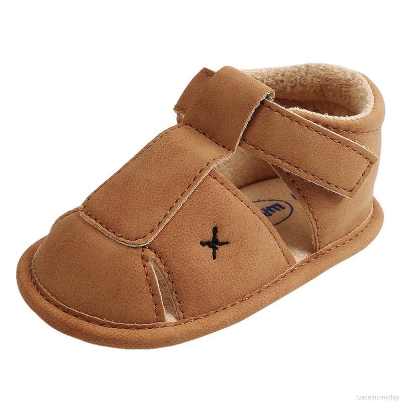 Giày sandal đính nơ xinh xắn cho bé gái từ 0-18 tháng tuổi