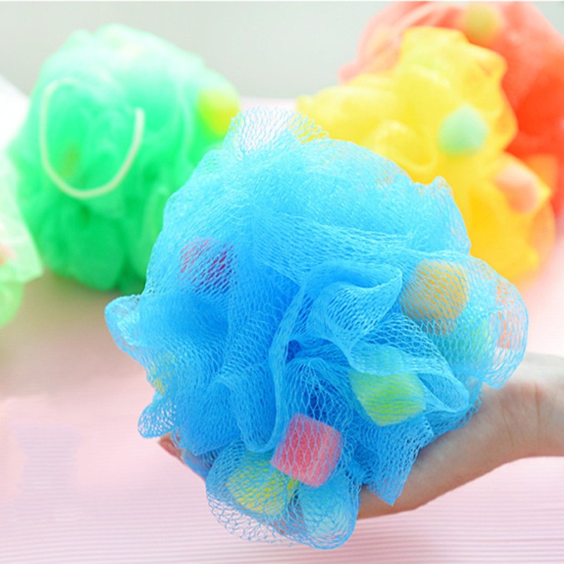 (Hàng Mới Về) Bông Tắm Mềm Mại Tạo Bọt Tẩy Tế Bào Chết Cho Da