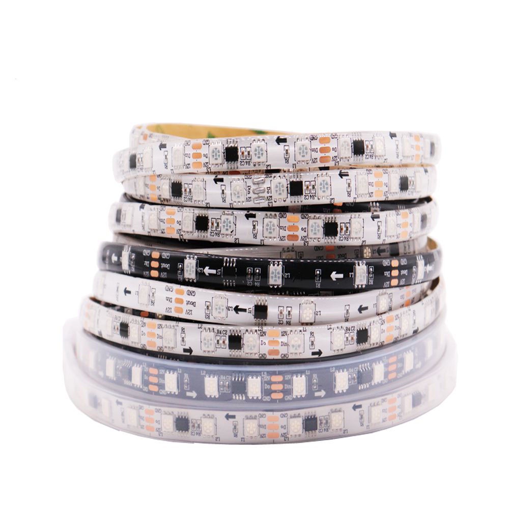 Dây Đèn Led WS2811 RGB 30/48/60Led 1 IC Điều Khiển 3Led DC12V