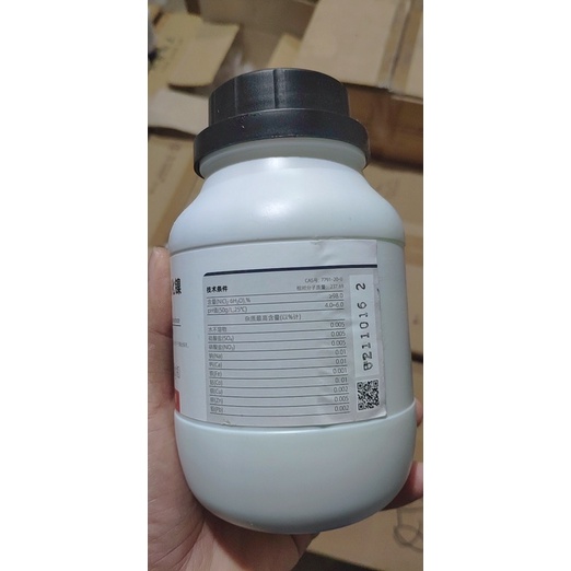 Hoá chất Nickel chloride hexahydrate CAS 7791-20-0 NiCl2.6H2O lọ 500g