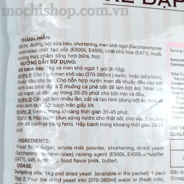 Bột bánh bao Xe Đạp - 1kg