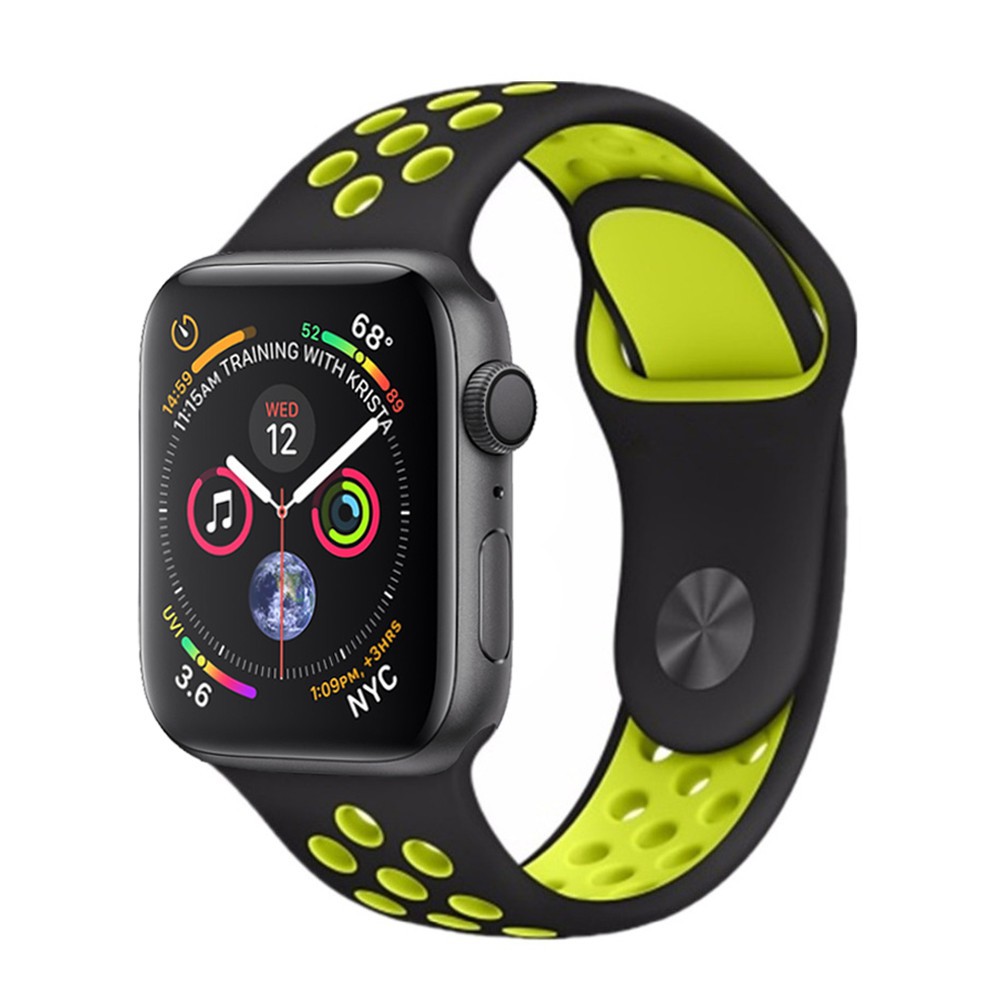Sport Strap For Apple Watch Band 42mm 38 mm 44mm 40mm Silicone watchband bracelet apple watch series 6 SE 5 4 3 2 1