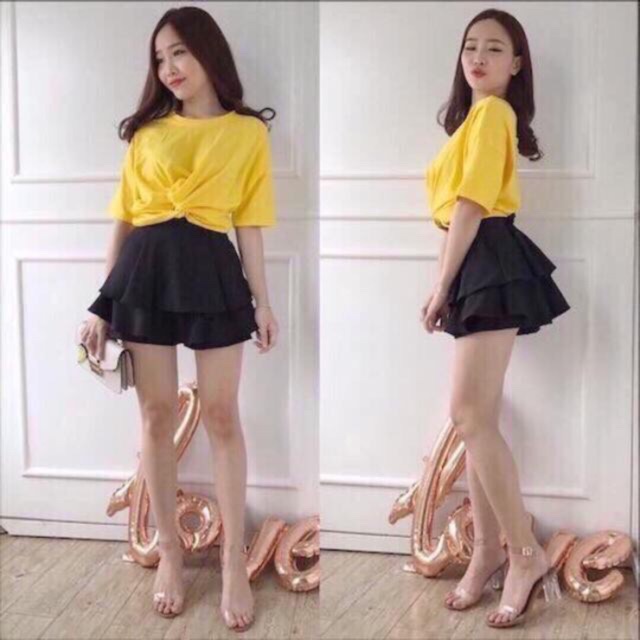 Mã 333 QUẦN GIẢ VÁY XẾP TẦNG SIÊU XINH