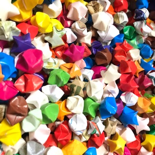 SAO GIẤY ORIGAMI GẤP SẴN LẪN MÀU