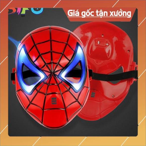 [Giá rẻ] [🏮Ưu đãi khủng toàn shop🏮] Đồ chơi cho bé Mặt nạ 3D có đèn siêu nhân Spider Man