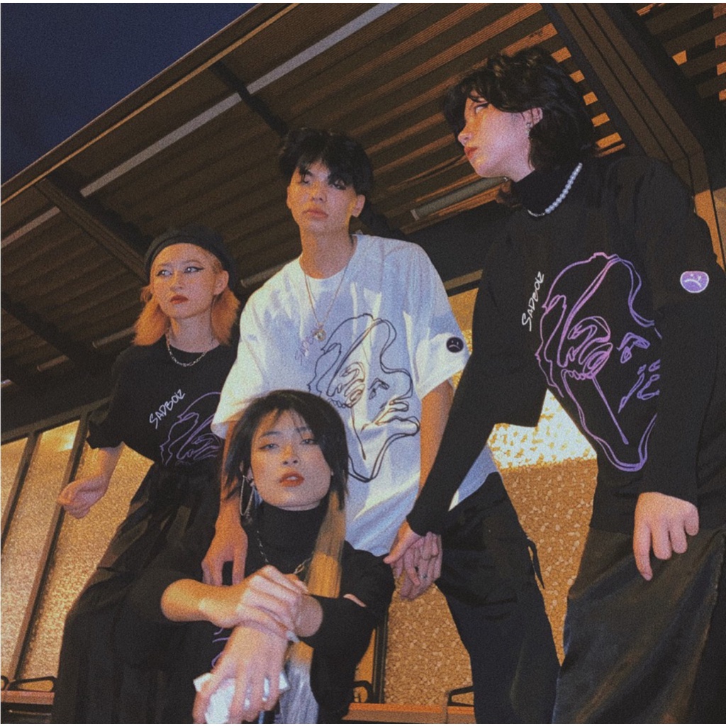 Áo thun, áo phông SADBOIZ SAD STORY 1:1, vải cotton dáng chuẩn cho nam nữ