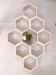 Kệ lục giác- kệ tổ ong