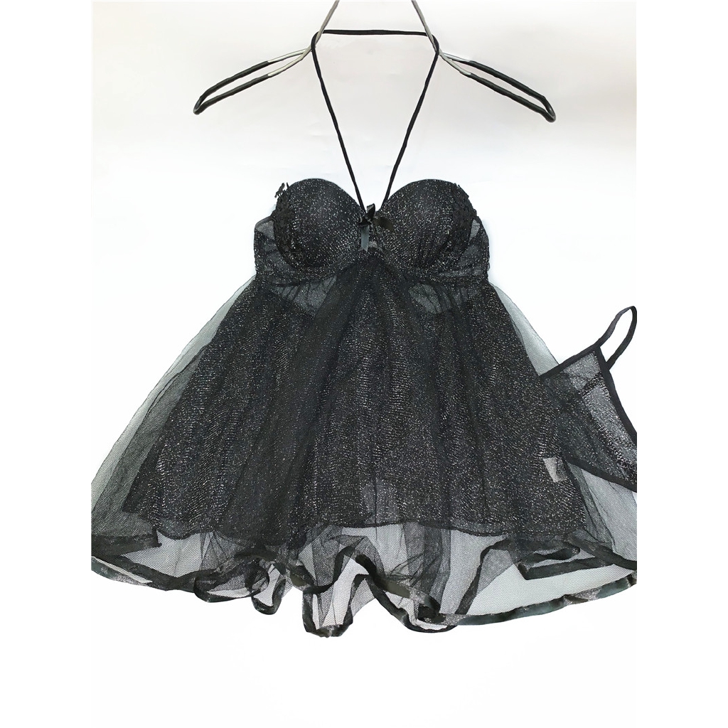 đồ ngủ sexy Woman Night Passion Erotic Sleeping Dress Lingerie Set With Thong | BigBuy360 - bigbuy360.vn