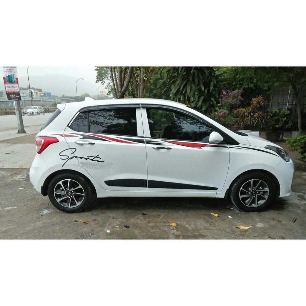 HOT Decan trang trí xe Hyundai Grand i10 đơn giản mà chất