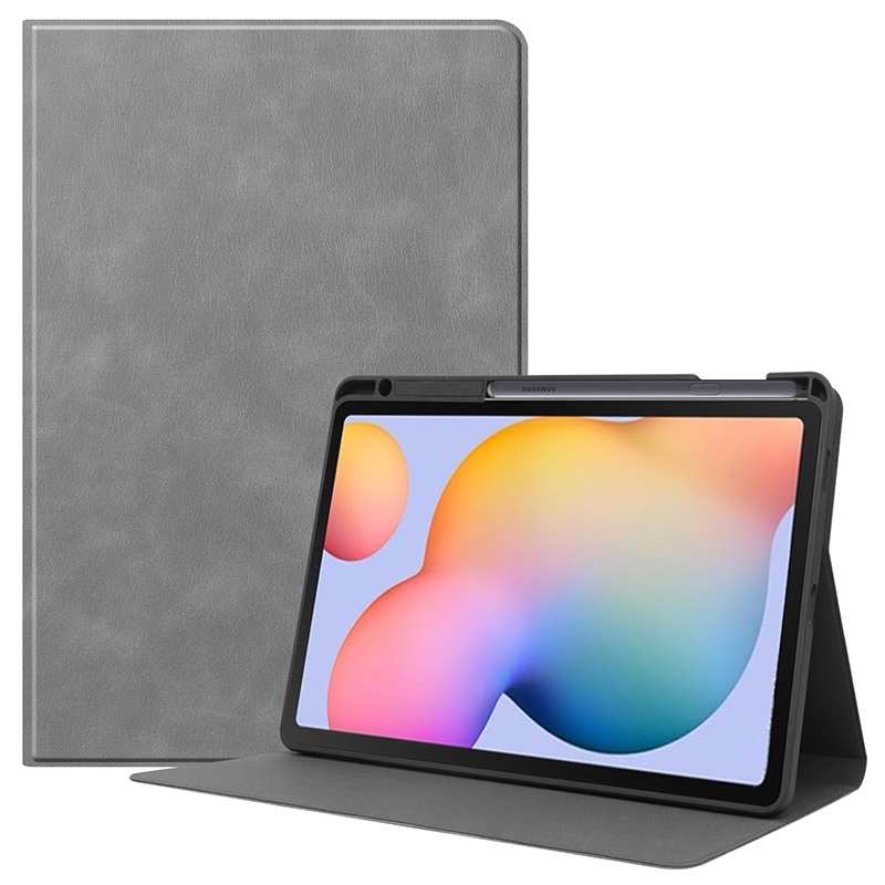 Bao da máy tính bảng có ngăn đựng bút bảo vệ cho Samsung Galaxy Tab S6 Lite SM-P610 SM-P615
