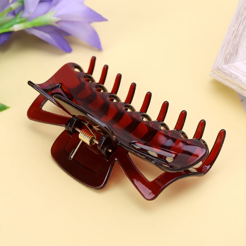 Kẹp Tóc Càng Cua Lớn 11cm Màu Trơn Thời Trang Cho Nữ