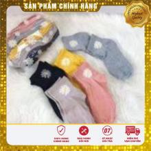 Mua 2 tặng 1- Combo 10 đôi tất cổ ngắn hoa cúc tặng kèm túi đựng- 10 vớ hoa cúc cổ ngắn cute