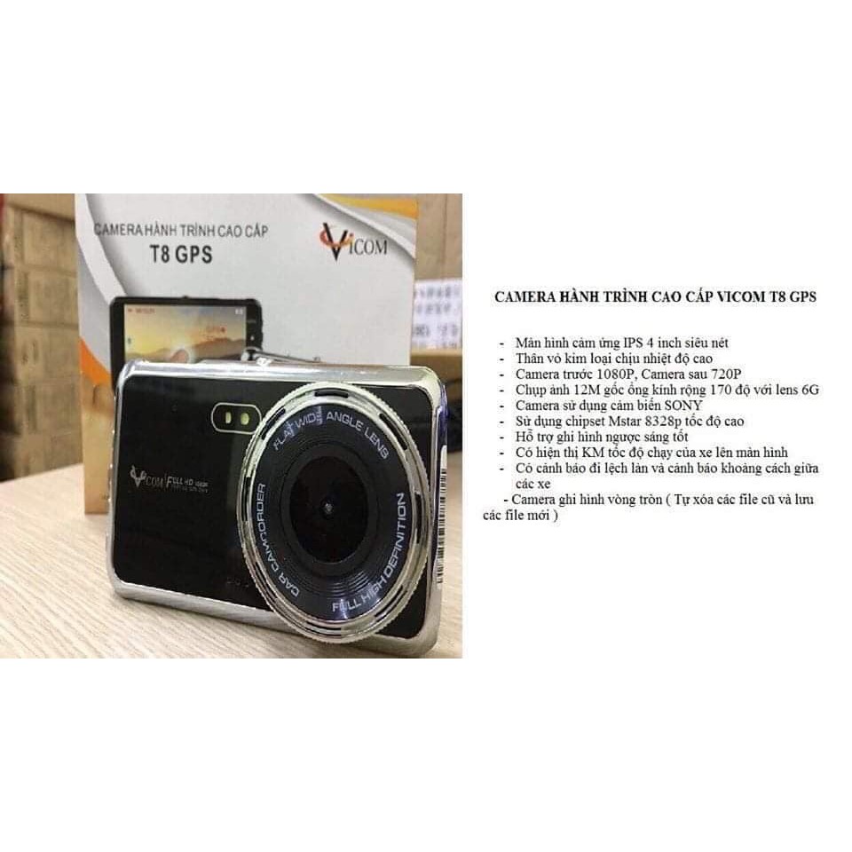 (BẢO HÀNH 12 THÁNG )Camera hành trình VICOM T8 GPS | BigBuy360 - bigbuy360.vn