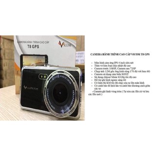 (BẢO HÀNH 12 THÁNG )Camera hành trình VICOM T8 GPS