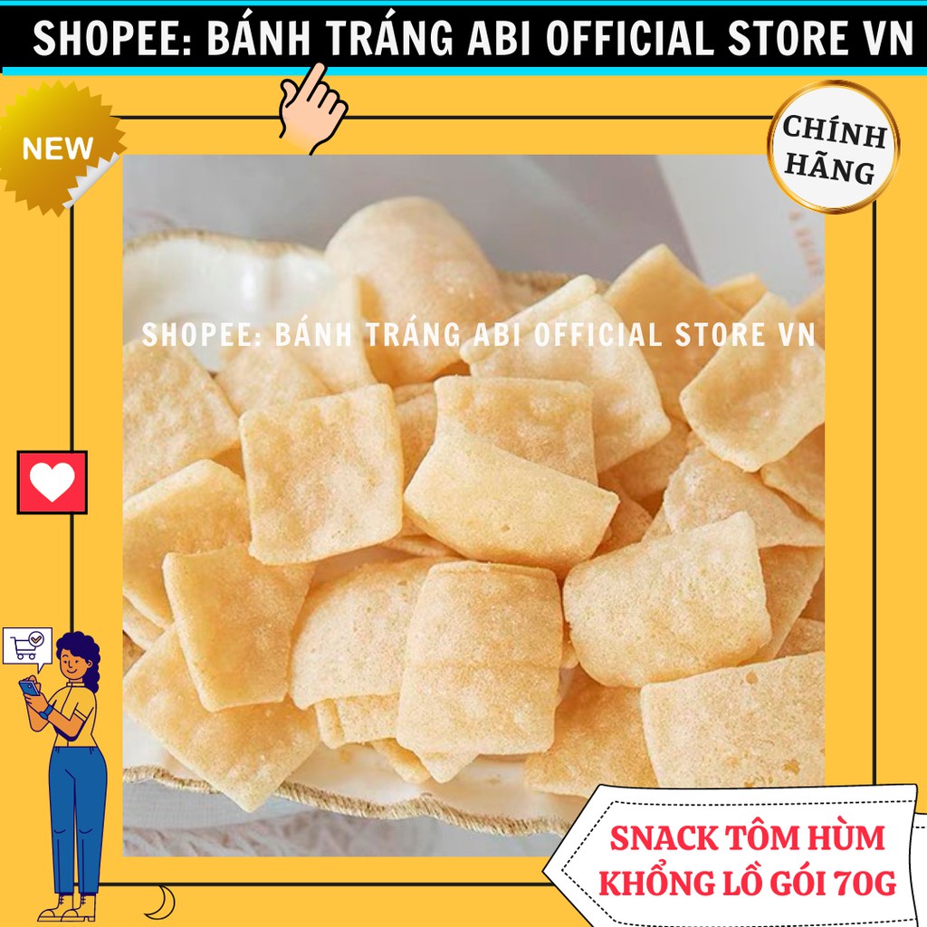 🦐SNACK BÁNH PHỒNG TÔM HÙM TO NHƯ CHAI BẮP KHỔNG LỒ 70g 🦐