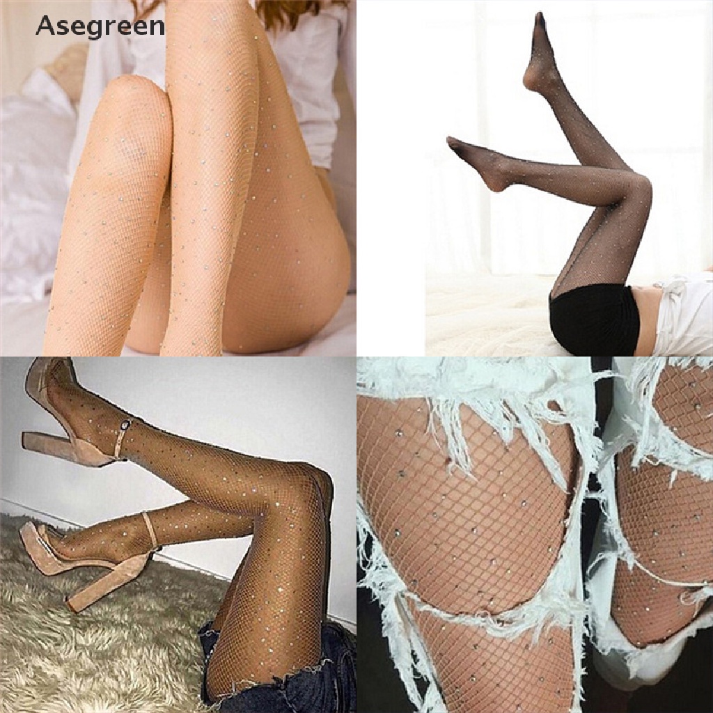 Quần tất lưới đính pha lê quyến rũ cho nữ