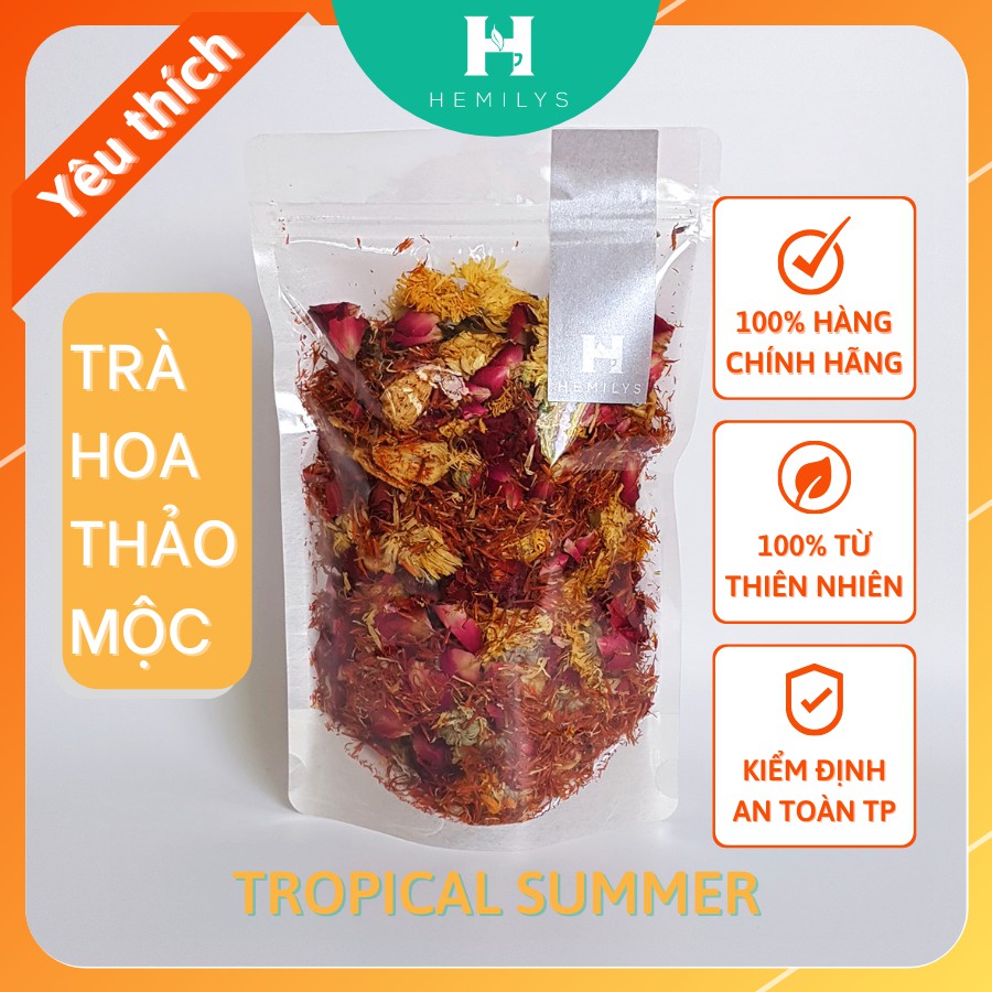 TRÀ HOA THẢO MỘC HEALTHY - TROPICAL SUMMER - Giúp da trắng khỏe, điều hòa kinh nguyệt