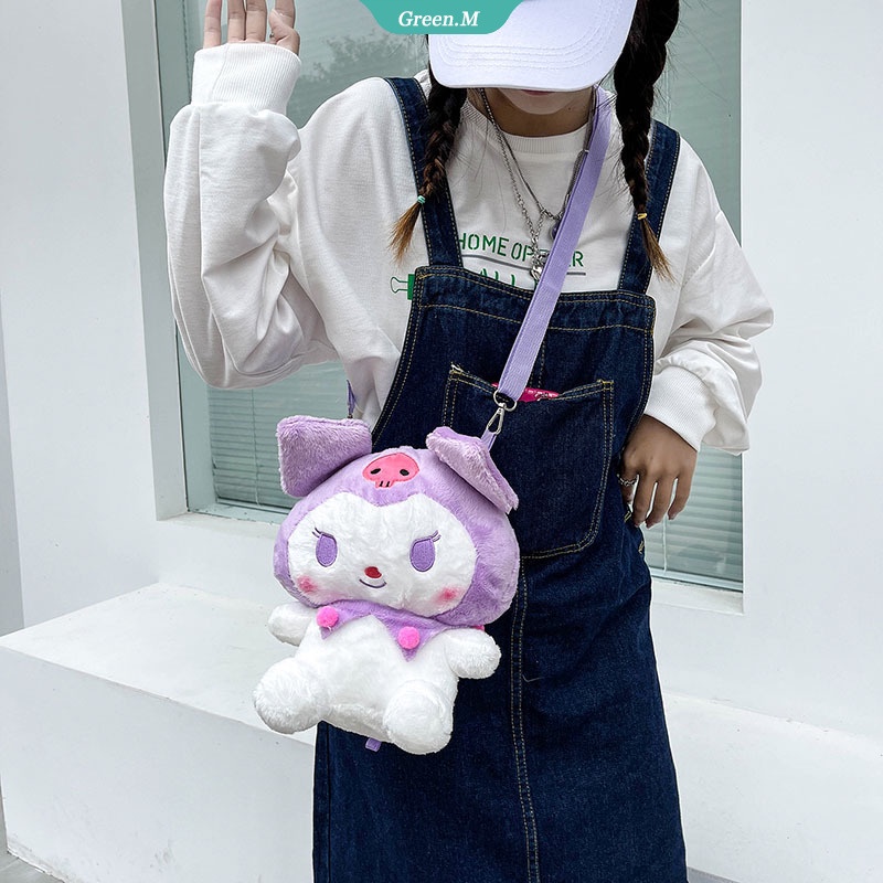 Mới Ba Lô Đeo Chéo Hình Búp Bê Nhồi Bông Kuromi Dễ Thương Làm Quà Tặng Sinh Nhật
