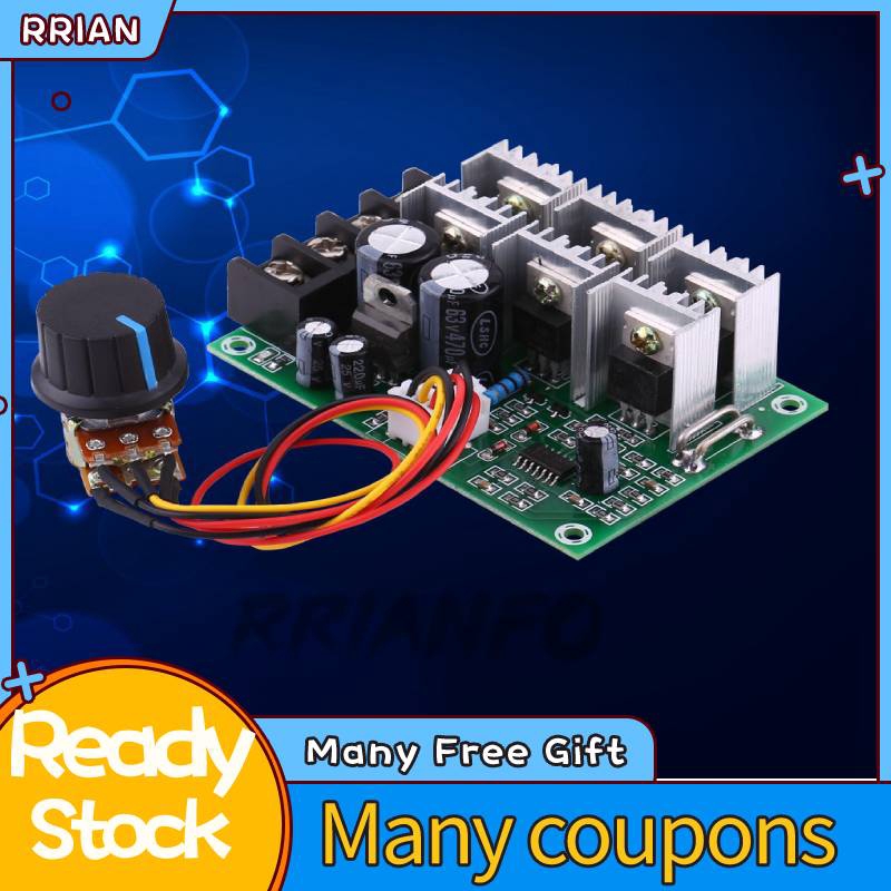 ✨Rrian READY✨ Bảng mạch điều khiển tốc độ DC 10-55v 40A 80 x 56 28mm