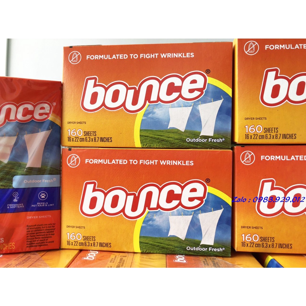 Giấy thơm quần áo Bounce Mỹ