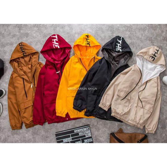 Áo khoác kaki form rộng in nón, TOÀN BỘ LÀ HÌNH THẬT