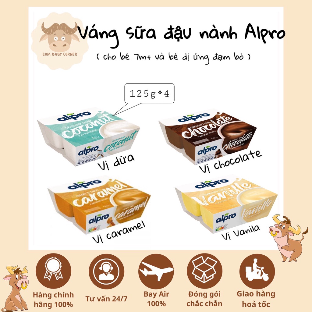 VÁNG SỮA ĐẬU NÀNH ALPRO CHO BÉ DỊ ỨNG ĐẠM BÒ 7M+