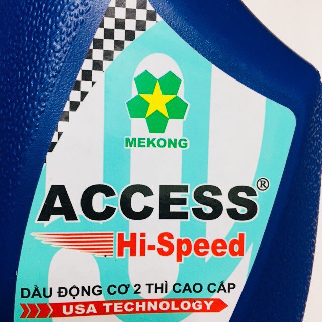 Nhớt 2 thì cao cấp Access HiSpeed chính hãng Mekong